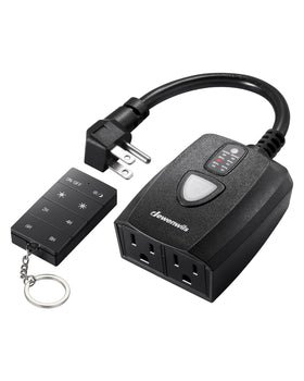 Dewenwils dusk-to-dawn dimmer outdoors with automatic lighting control