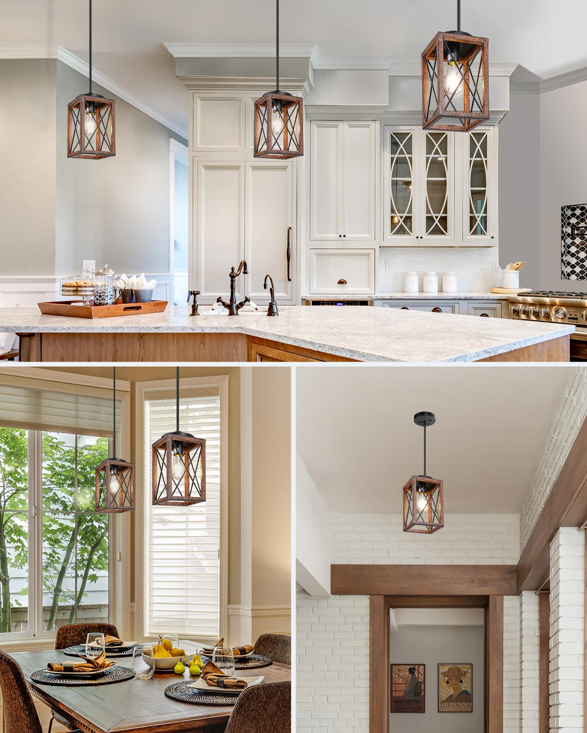 Dewenwils kitchen island pendant lights create cozy, inviting dining atmosphere