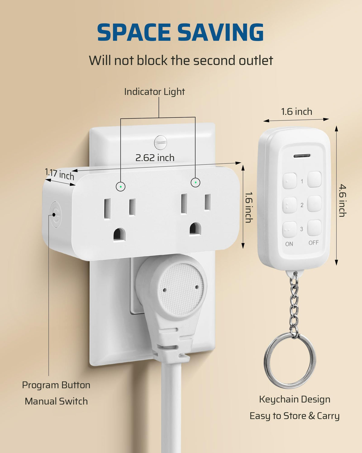 Dewenwils easy plug-in design for quick use
