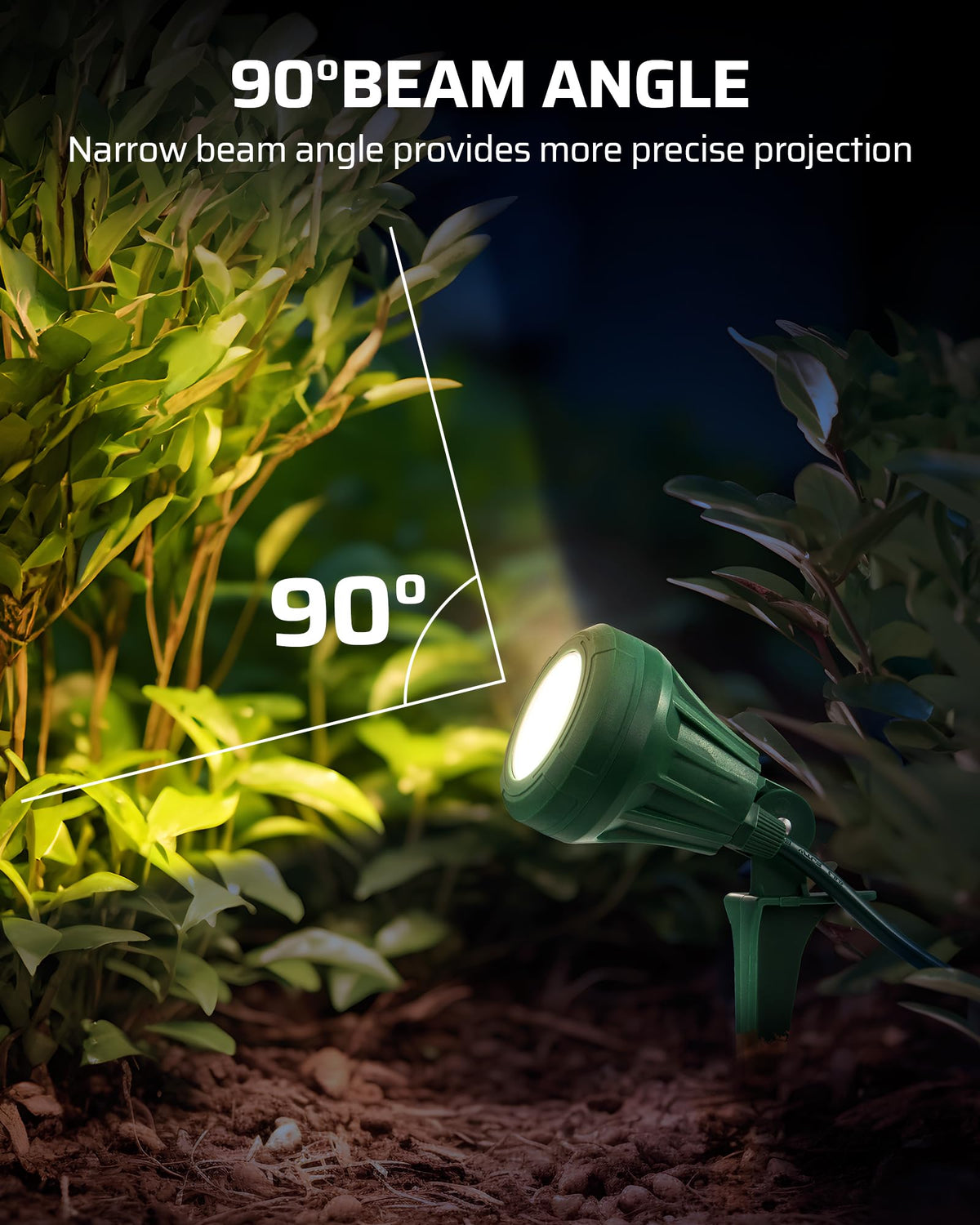 DEWENWILS 5ft extension cord expands placement options.
