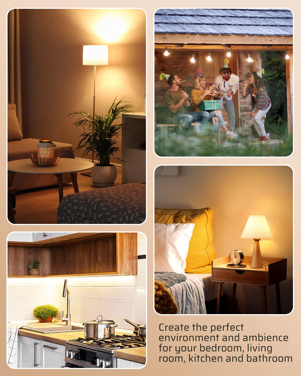 DEWENWILS extension dimmer for living room lamps with gentle brightness options