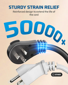 DEWENWILS fully molded design reduces wear and adds durability over time.