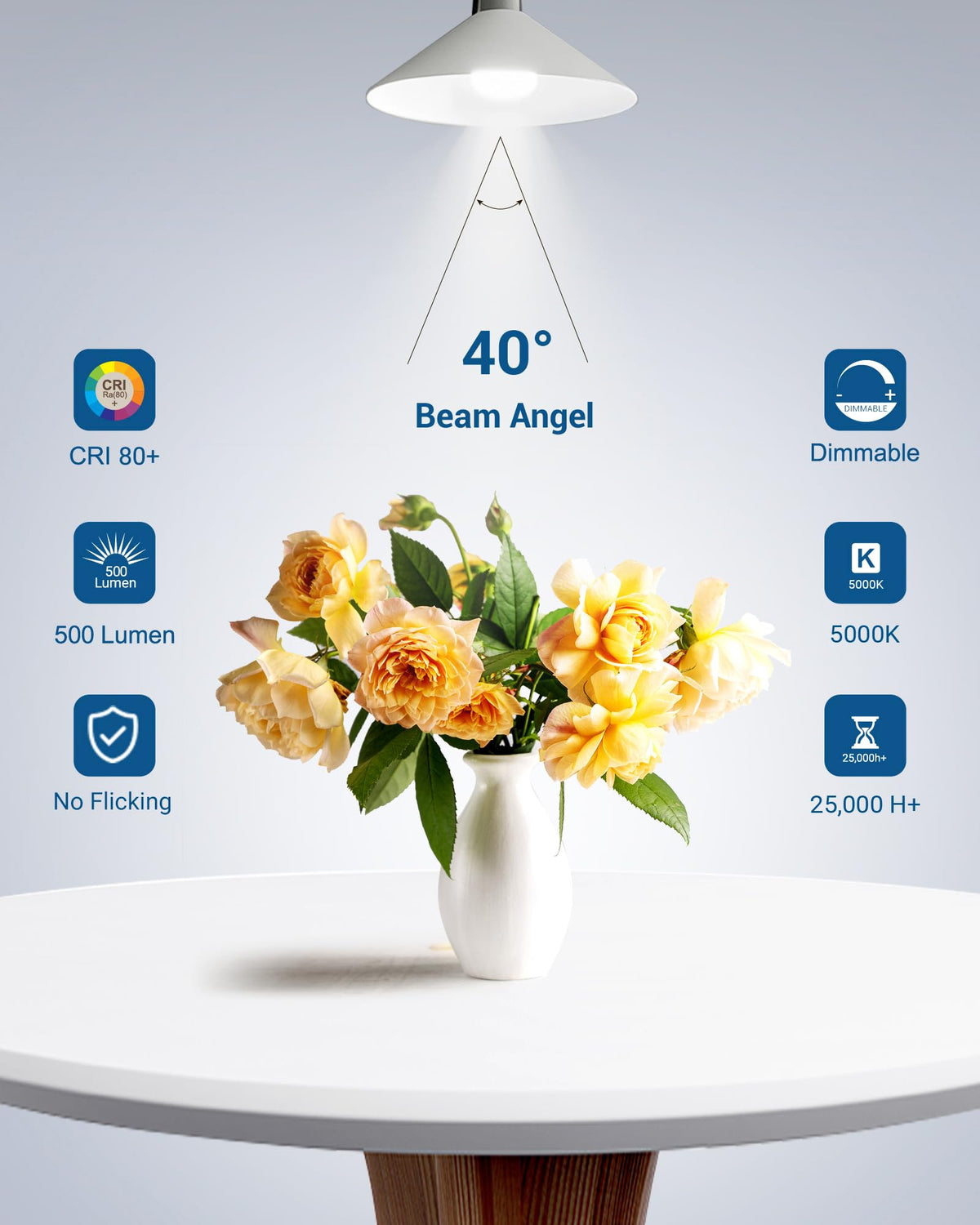 DEWENWILS GU10 LED bulb installs in minutes with a plug-and-play base.
