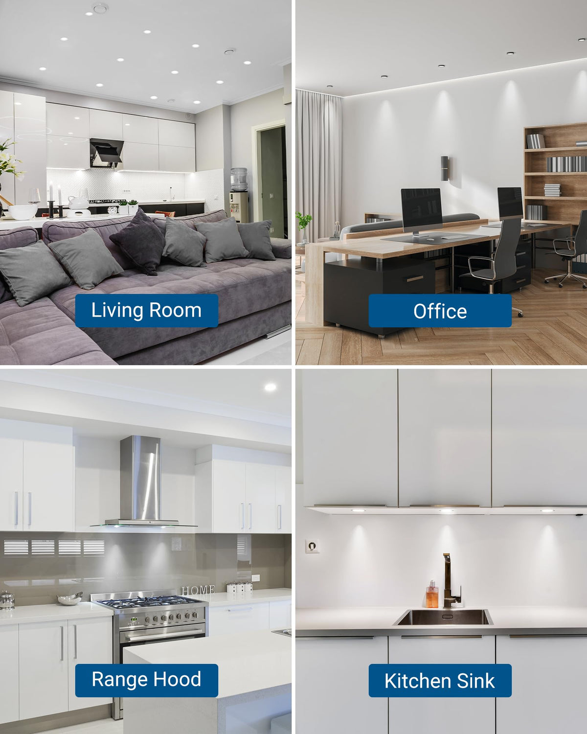 DEWENWILS GU10 LED bulb minimizes glare and heat while delivering bright illumination.