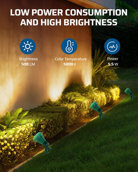 DEWENWILS IP65 rating protects against rain and dust.