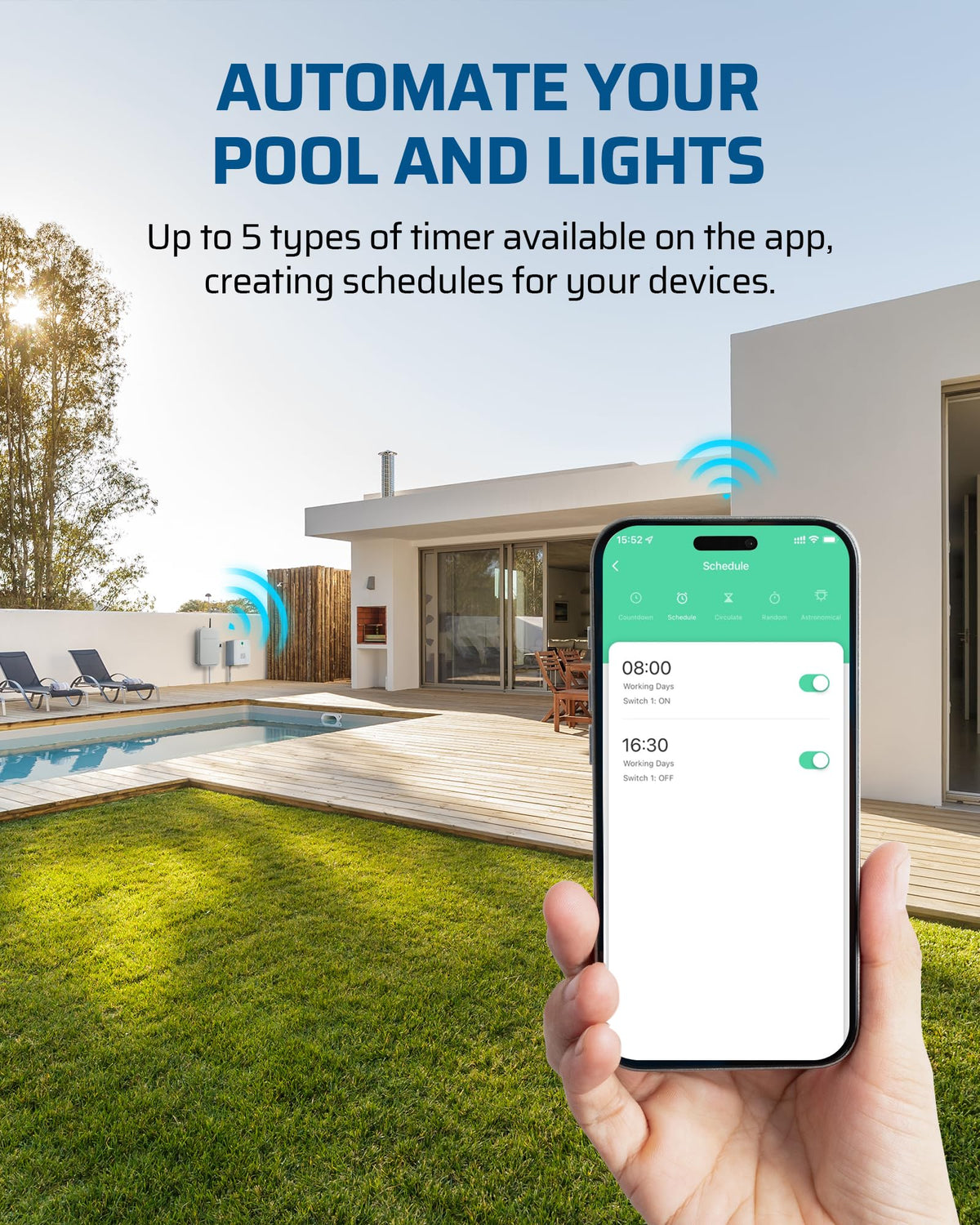 DEWENWILS knob interface enables quick installation for first-time users.