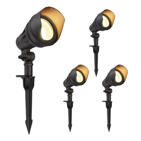 Dewenwils LED landscape spotlight for the house with warm 3000K glow.