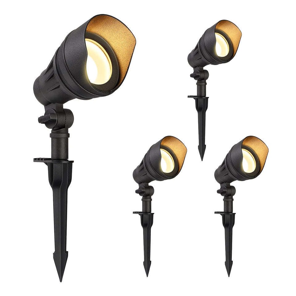 Dewenwils LED landscape spotlight for the house with warm 3000K glow.