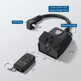 DEWENWILS LED and tungsten bulbs compatible dimmer