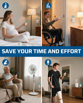 DEWENWILS low-profile design minimizes bulk while promoting safe heat dissipation.