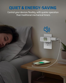 DEWENWILS memory-function timer maintains settings after outages