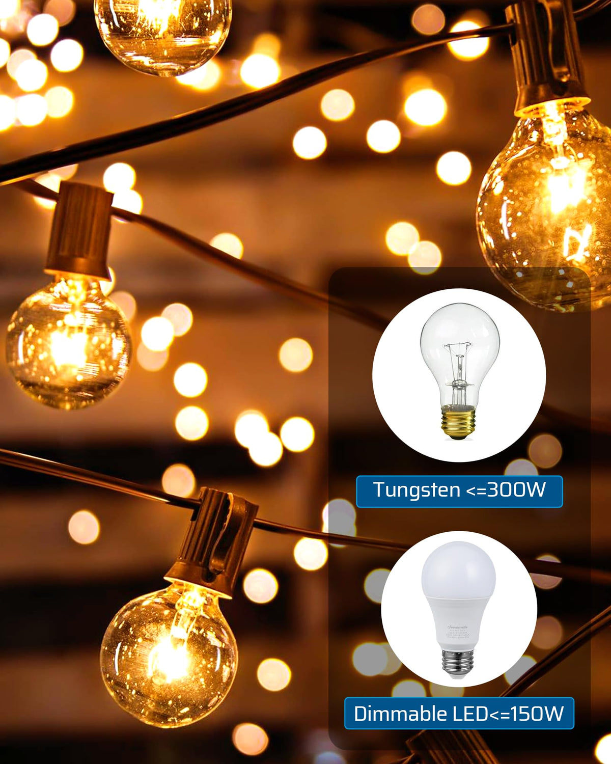 DEWENWILS plug-and-play outdoor dimmer for quick setup without tools