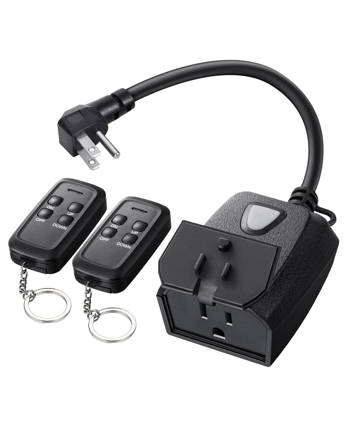 Dewenwils outdoor dimmer with remote control for distant lighting adjustments up to 100ft.