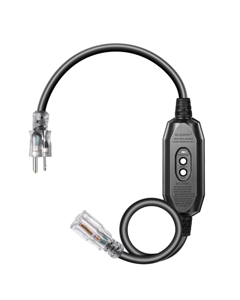 DEWENWILS outdoor GFCI extension cord with plug for safe outdoor power access