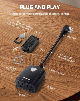 Plug-and-play setup requires no programming for quick control.