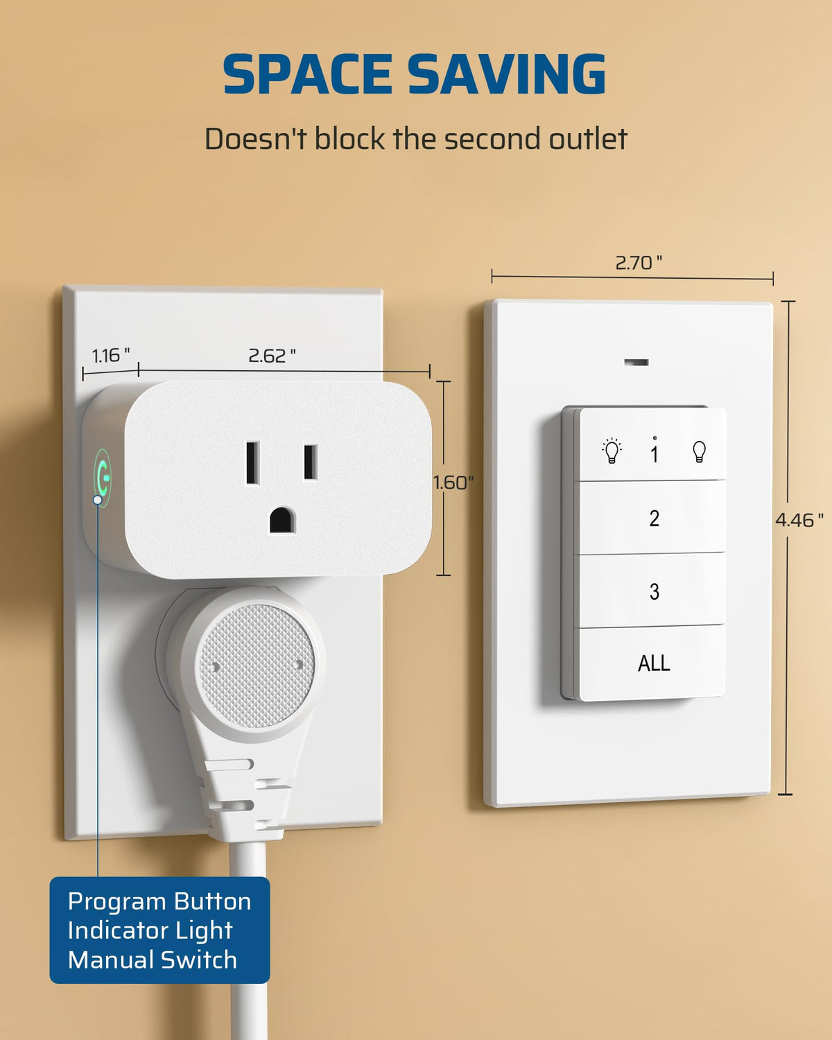 DEWENWILS expandable kit supports adding remotes for broader control.