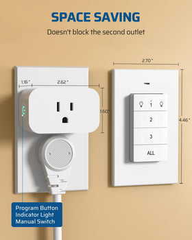 DEWENWILS expandable kit supports adding remotes for broader control.