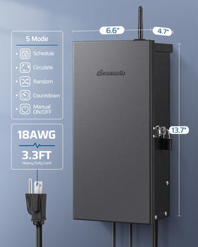 DEWENWILS quick push-in wiring terminals simplify installation