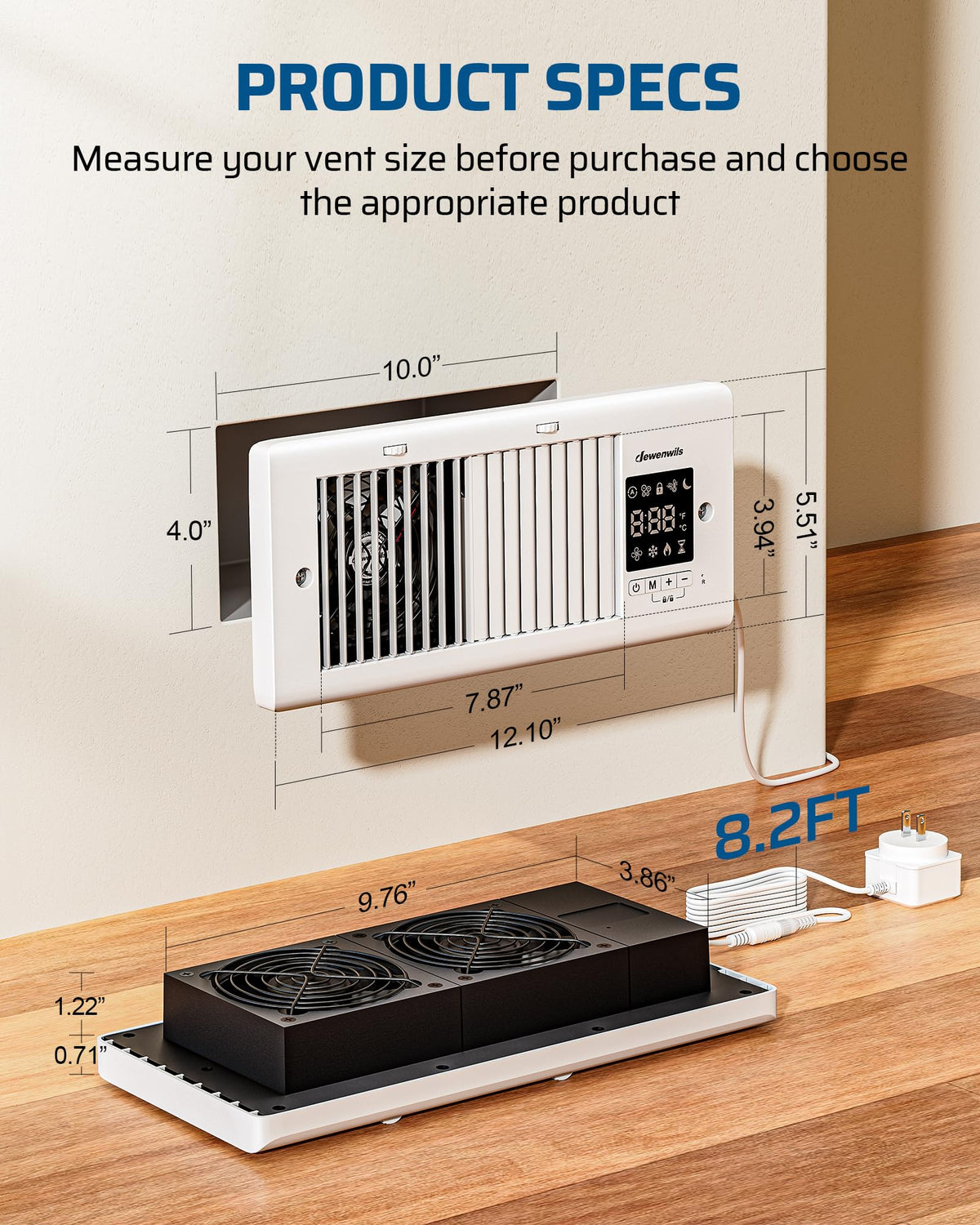 DEWENWILS booster kit includes hardware and power adapter for DIY setup