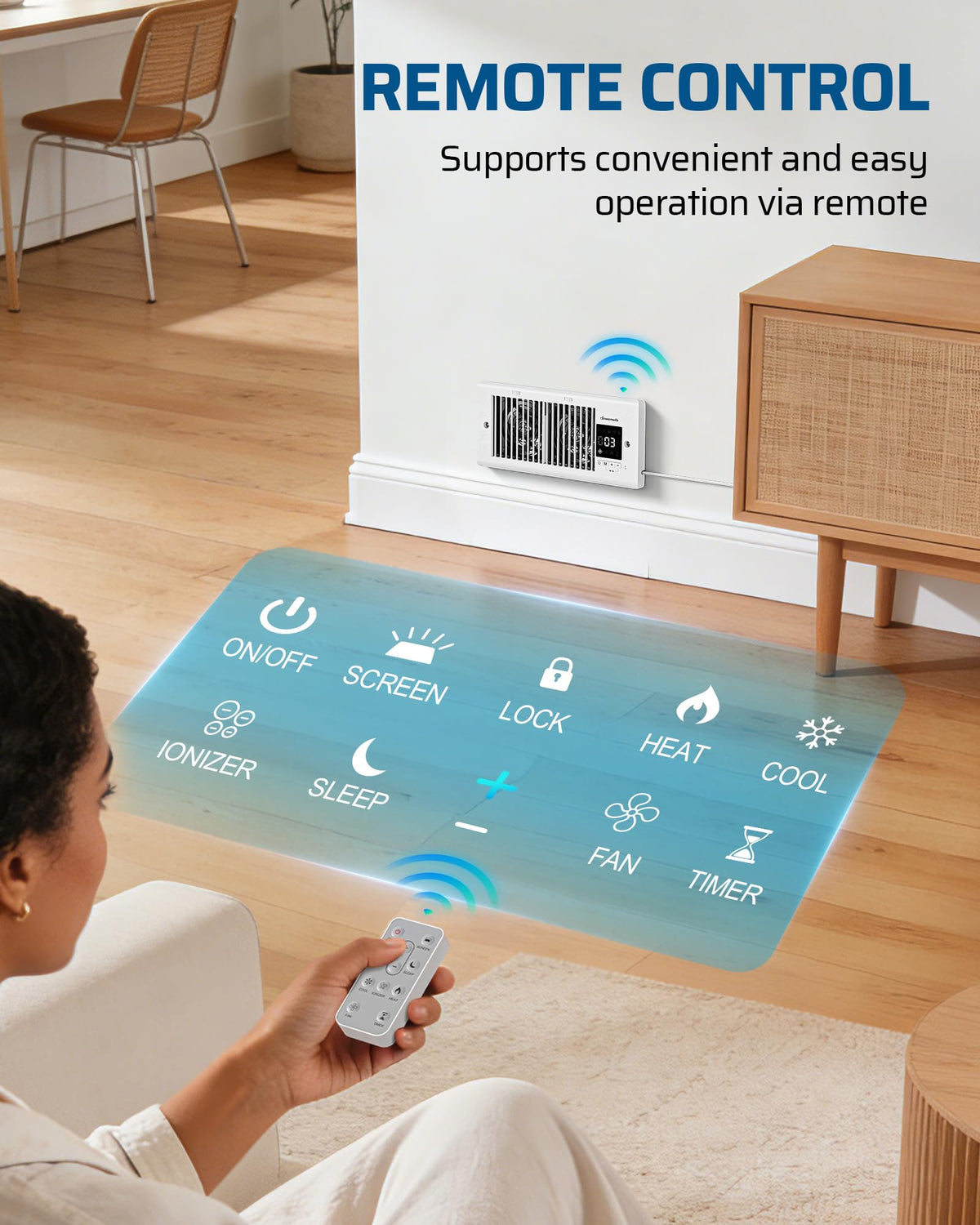 DEWENWILS compatible with floor, wall, or room vents for flexibility