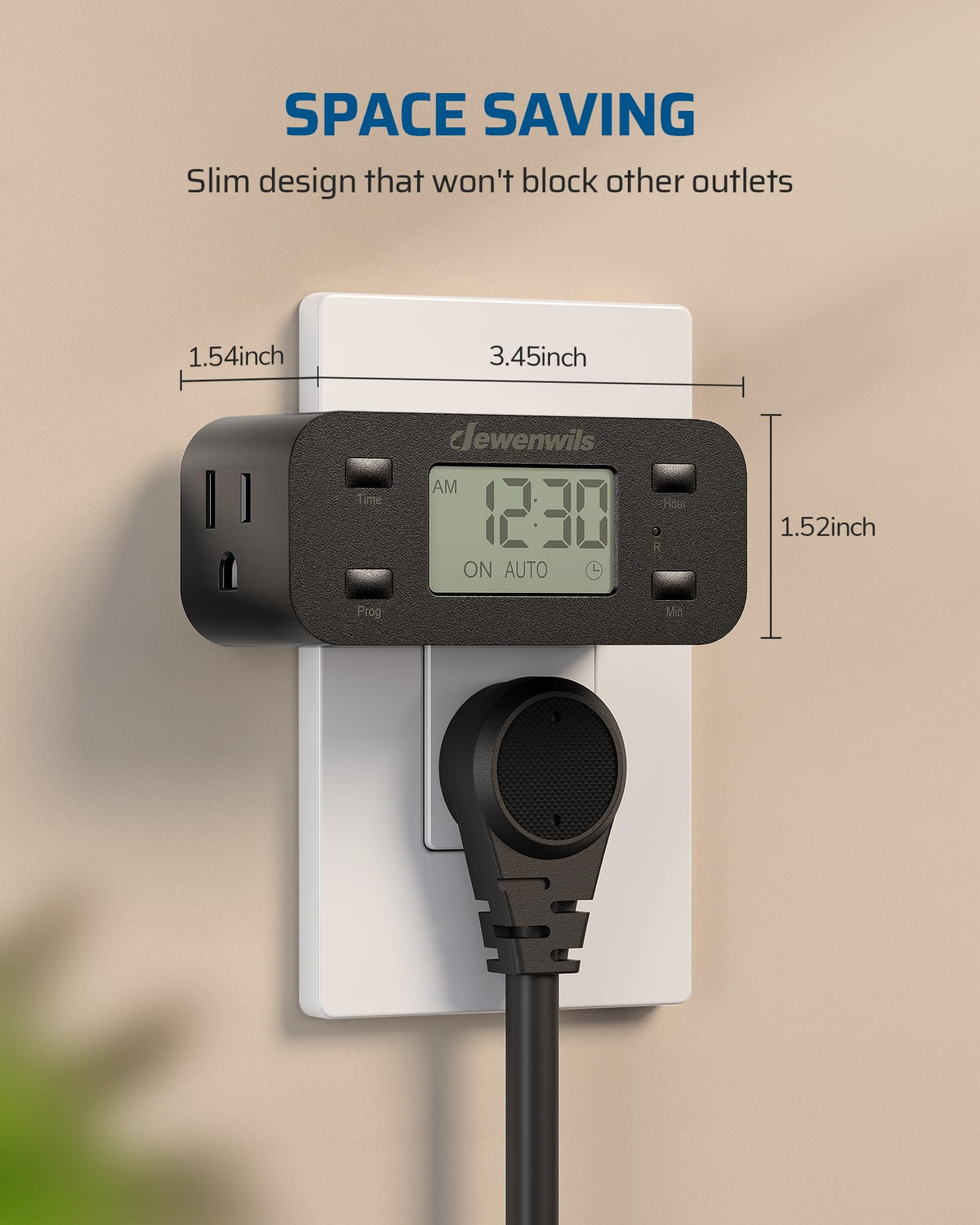 DEWENWILS timer coordinates aquarium or plant lighting routines.