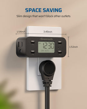 DEWENWILS timer coordinates aquarium or plant lighting routines.