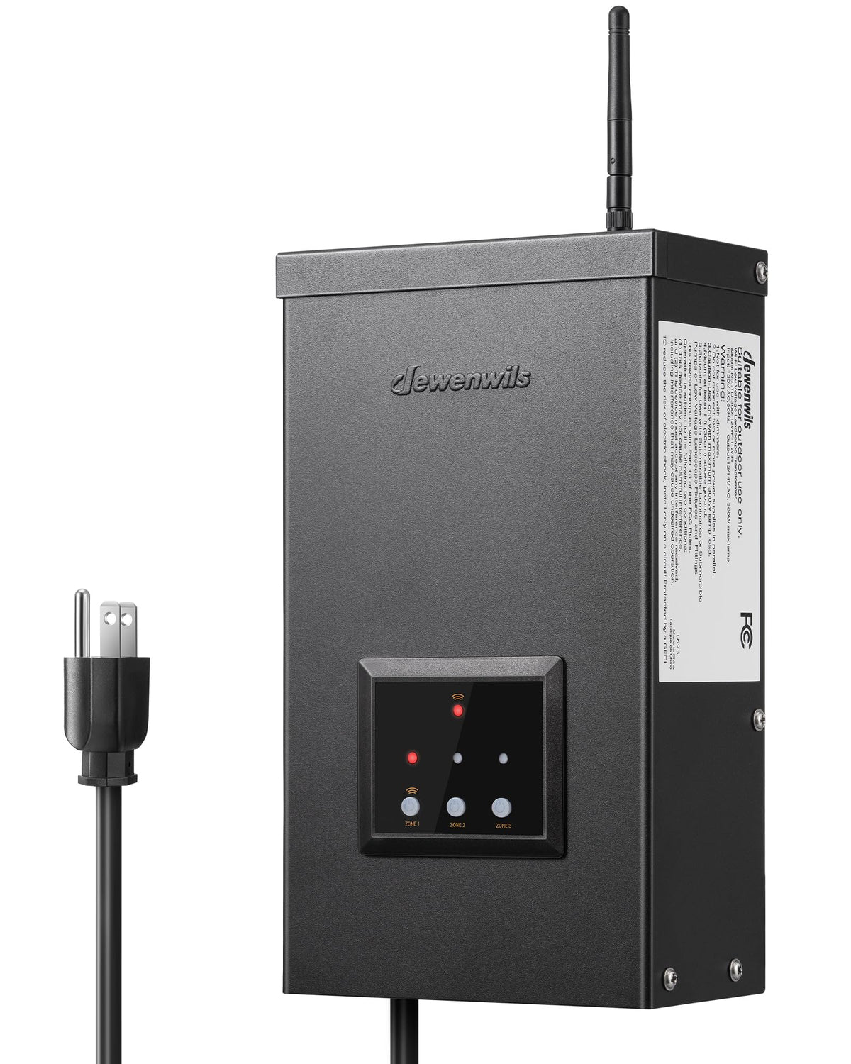 DEWENWILS transformer-front-view rugged outdoor housing