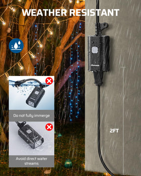 DEWENWILS two remotes included for convenient indoor control