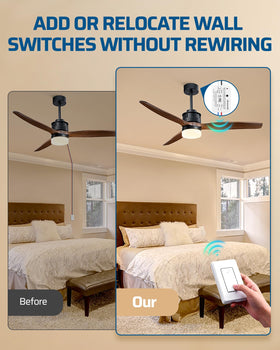 DEWENWILS wall mount switch keeps control within reach