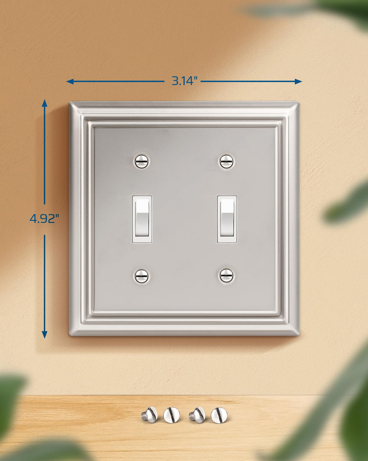 Pack of two wall plates ideal for multi-room upgrades