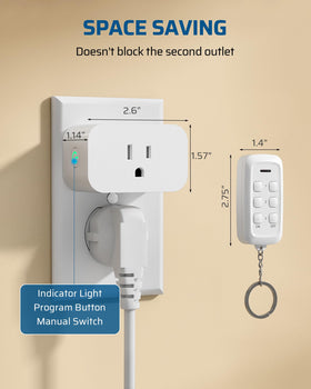 DEWENWILS wide compatibility supports lights, fans, chargers, and heaters in one setup.