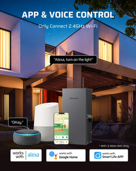 DEWENWILS wifi smart control interface for app and voice control