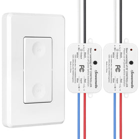 DEWENWILS wireless switch kit installation enables easy wiring-free lighting control
