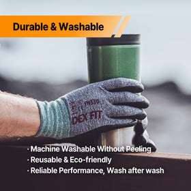 Non-slip grip improves control for fishing, plumbing, carpentry, and landscaping.