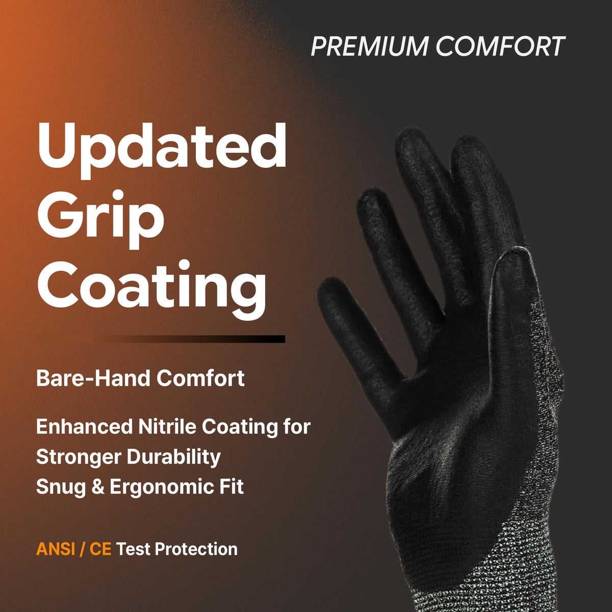 DEX FIT FN330 3D-Comfort fit adapts to your hands for precision tasks.