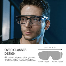 DEX FIT SG210 adjustable temples fit a range of head sizes.