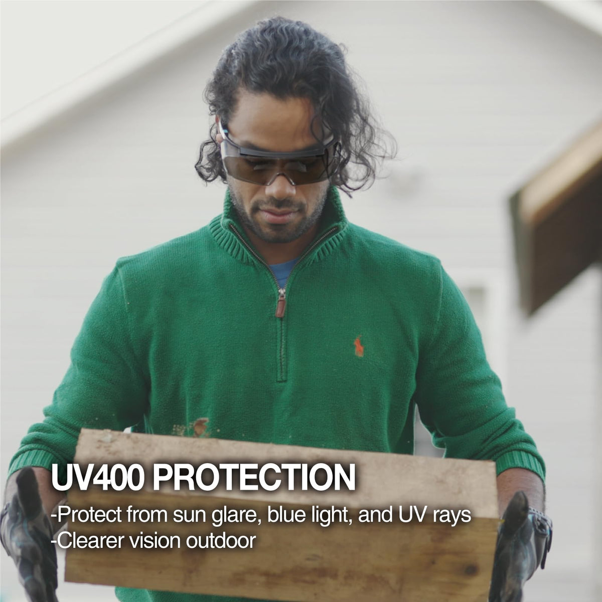 DEX FIT SG210 lightweight polycarbonate frame offers lasting comfort.