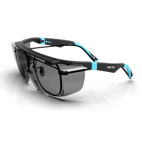 DEX FIT SG210 OTG sunglasses sit over prescription eyewear for sun protection.