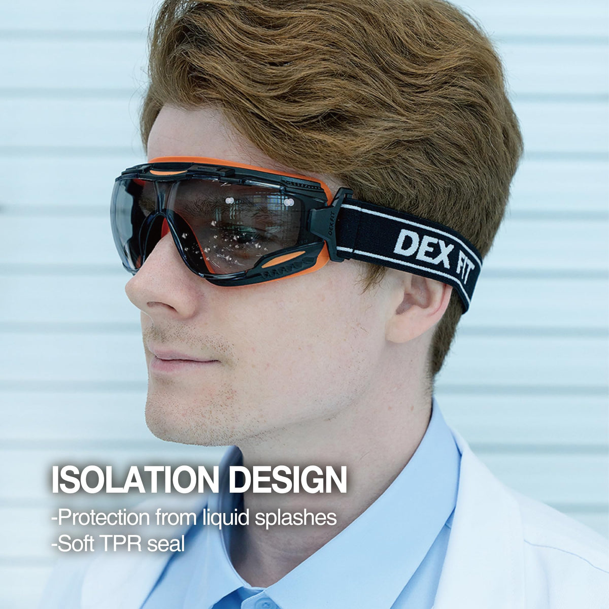 DEX FIT SG220 ANSI Z87.1 and CE EN166 compliant protection