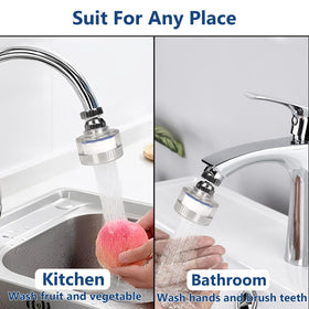 Dexspoeny filtered water flow at the tap for ready use