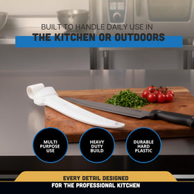 Dexter-Russell WS-1 features drain holes to prevent moisture buildup.