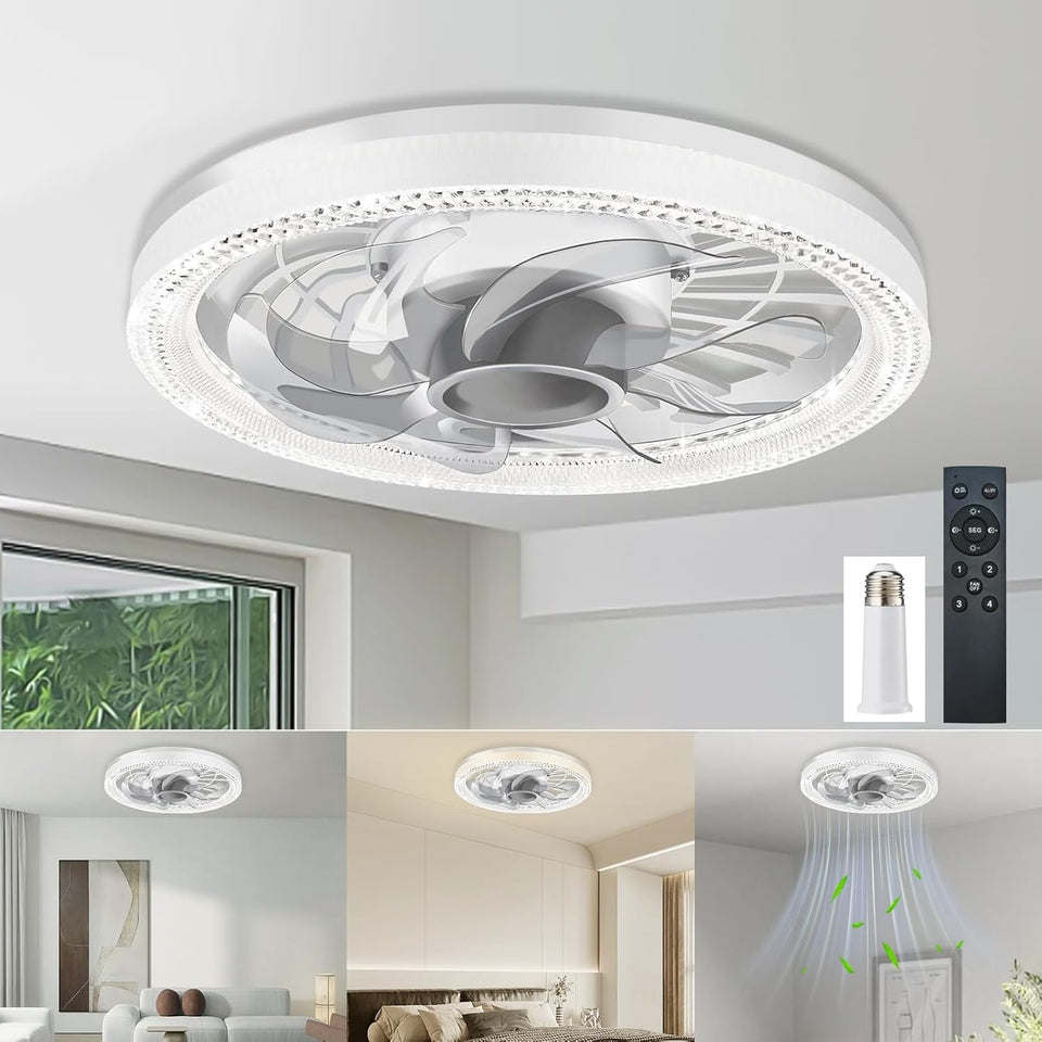 Deyagoo ceiling fan light with remote control for effortless operation