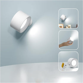 Deyagoo LED wall sconce with rechargeable battery for cordless lighting