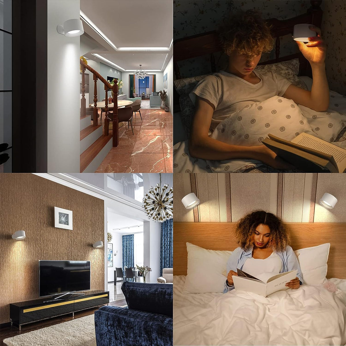 Deyagoo wall sconce offers 2700K–5700K color temps for ambience