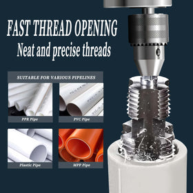 DEZAUP 5pc PVC threading kit 1 inch die for strong, standard threads on PPR and PVC.