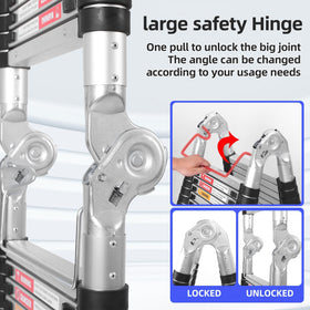 DEZEX ladder stainless-steel construction delivers lasting durability.