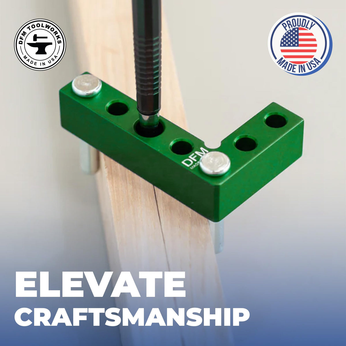 DFM Tool Works American-made quality, durable construction built to last in woodshops.