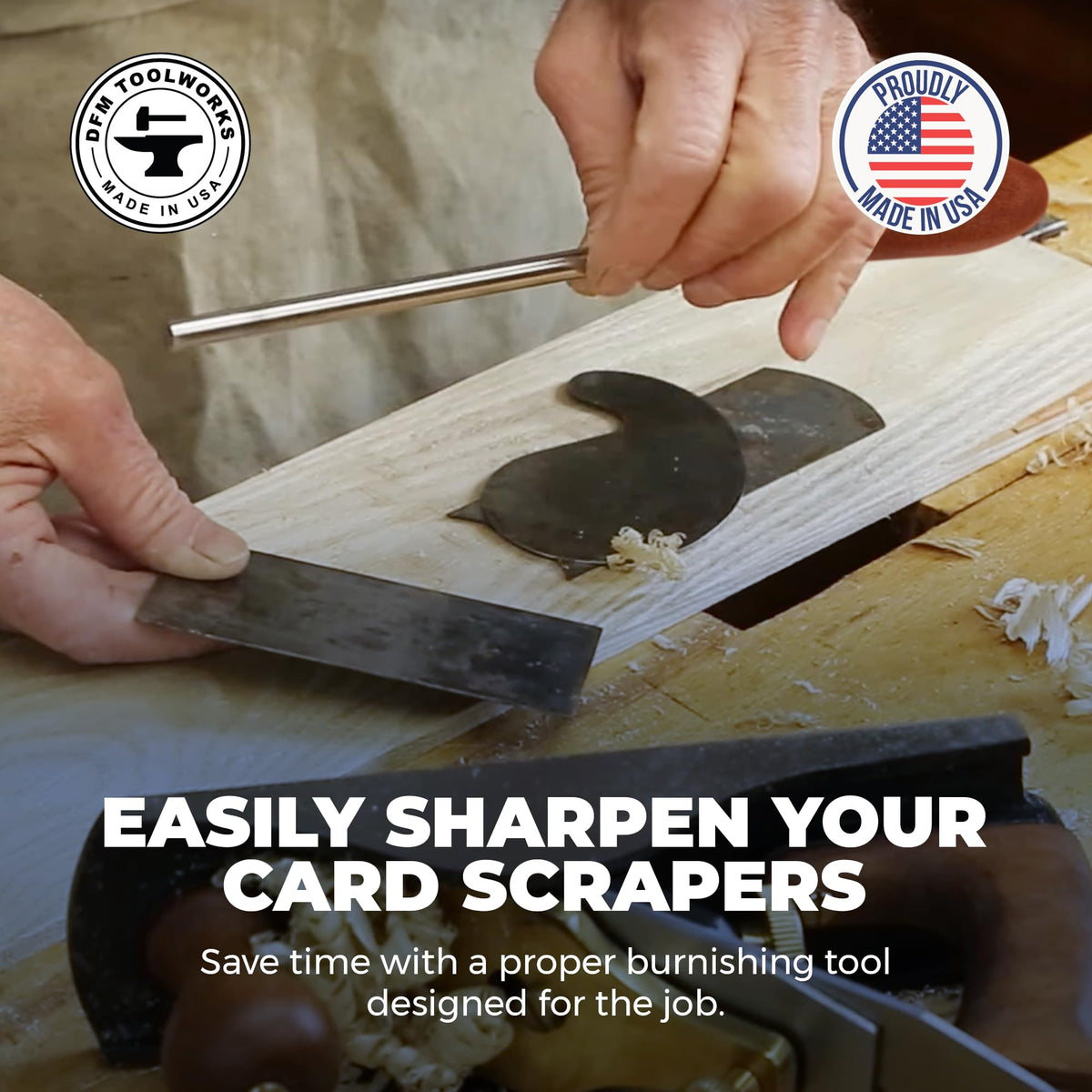 DFM Tool Works ergonomic grip demonstrated for comfort