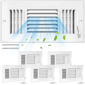DGB vent cover 10x4 front view enhances airflow and home comfort