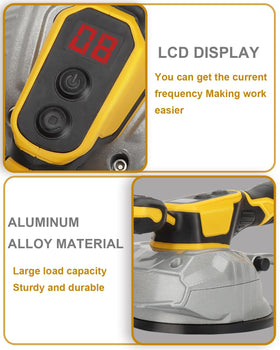 Dglyyxgs LCD display and lock button simplify tiling operation.